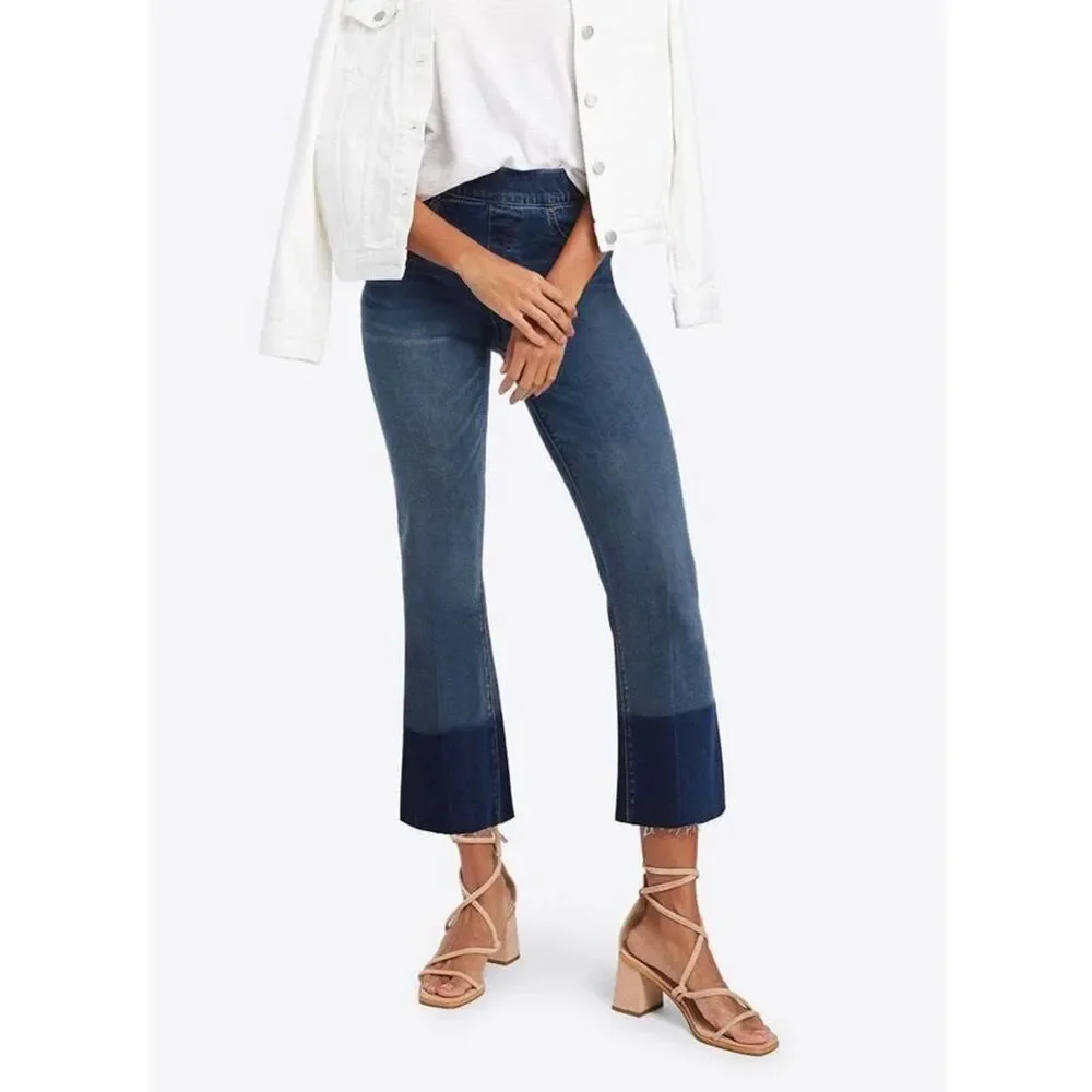 Spanx shapewear flare M cropped pull on jeggings jeans